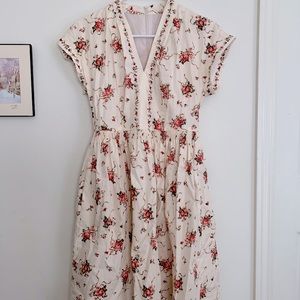 Anthropologie x Gal Meets Glam Cecily Poplin Dress